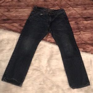 Men’s slim straight jeans